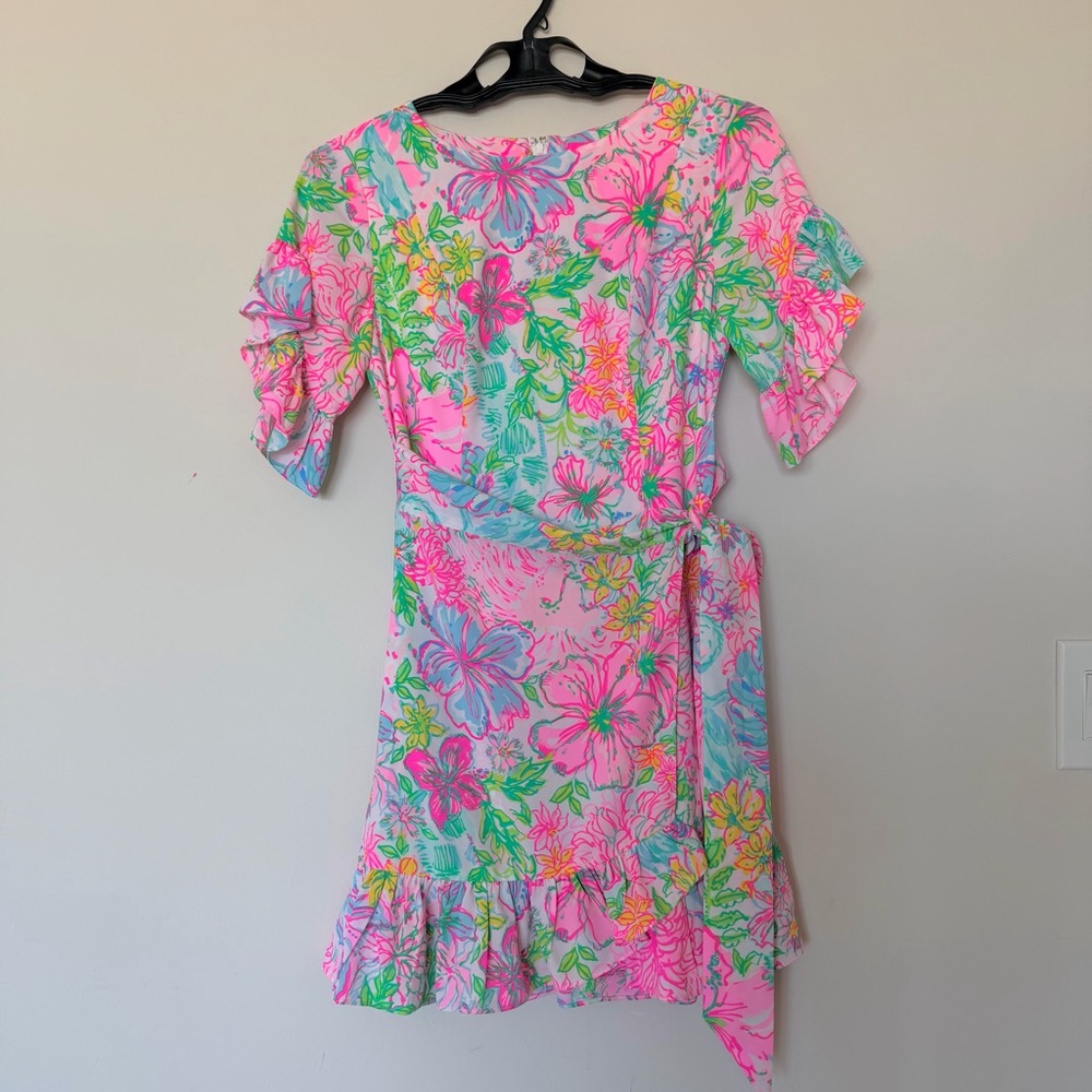 Lilly Pulitzer Pink Floral Dress